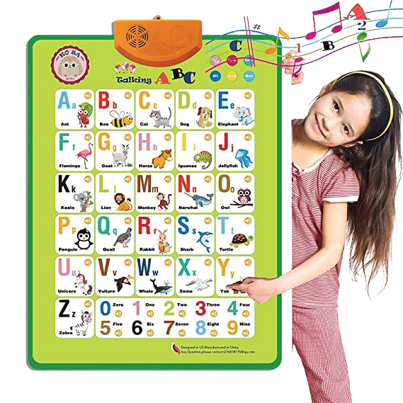 Kosa electronic interactive alphabet wall chart