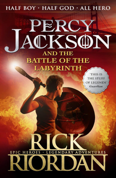 Percy Jackson and The Battle of the Labyrinth by Rick Riordan Book Cover