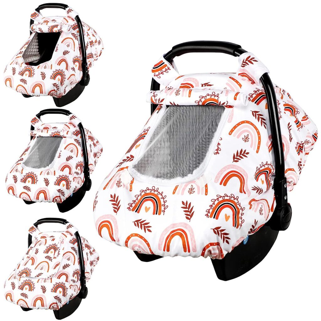 Pea pod baby car seat cover 1