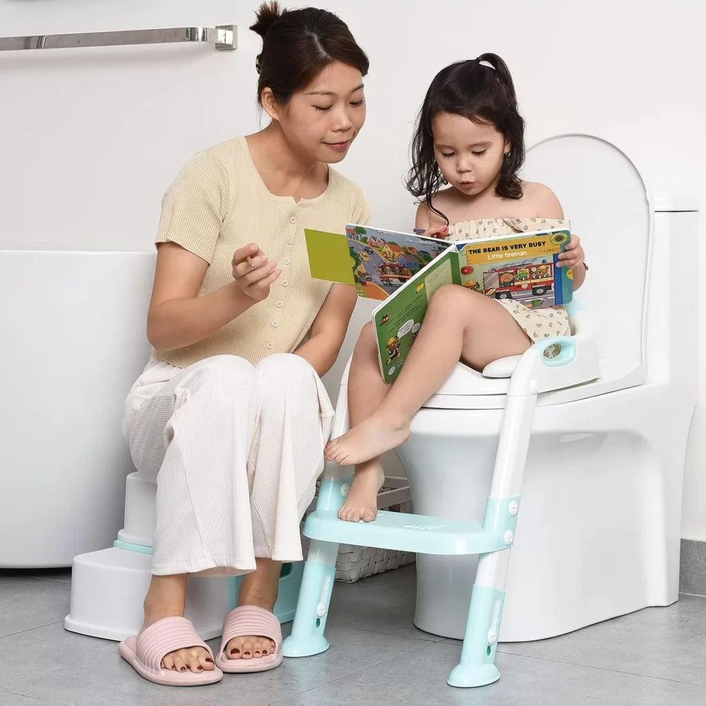 5 Potty Training Seats to Make Your Parenting Journey Easier 6 SKYROKU Potty Training Seat with Step Stool Ladder 2 jpg