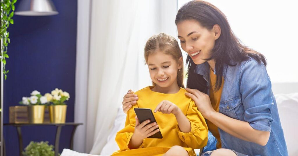 Using Mobile Phone With Parent
